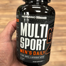 Load image into Gallery viewer, NutraBio MultiSport for Men- 120 vegetable caps