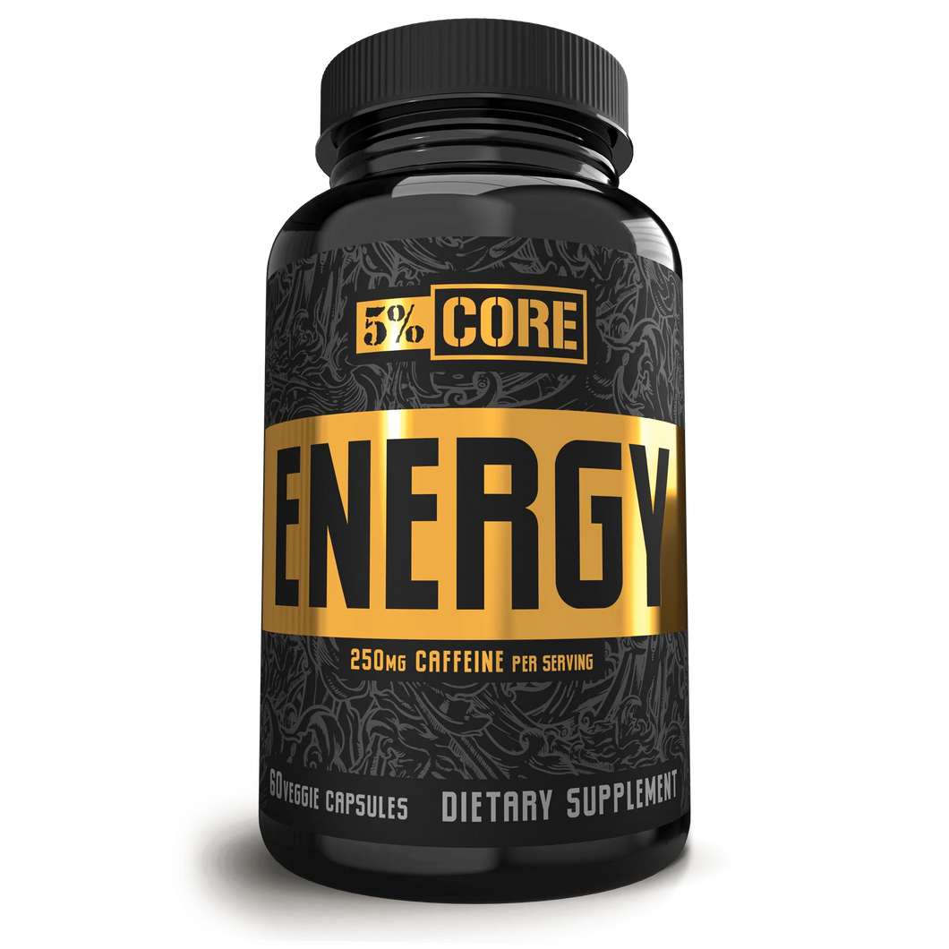 5%, Energy, 250 mg caffeine, 30 servings