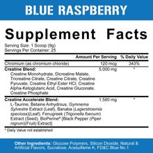 Load image into Gallery viewer, 5%, Crea-TEN 10-in-1 Creatine Formula, Blue Raspberry