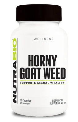 NUTRABIO - HORNY GOAT WEED - 90 CAPSULES