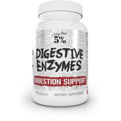 5%, Digstive Enzymes, 30 servings