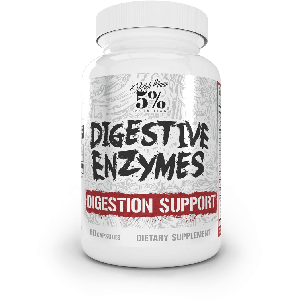 5%, Digstive Enzymes, 30 servings