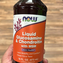 Load image into Gallery viewer, Now, liquid glucosamine &amp; Chondroitin with MSM