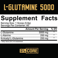 Load image into Gallery viewer, 5%, L-Glutamine 5000, 60 servings