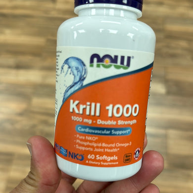 Now, Krill 1000, 60 soft gel
