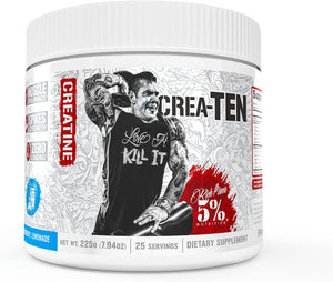 5%, Crea-TEN 10-in-1 Creatine Formula, Blue Raspberry