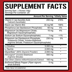 5%, Full As F*ck Nitric Oxide Booster, Wildberry