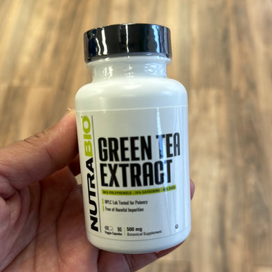 NutraBio Green Tea Extract (500 mg) (90 Capsules)  by NutraBio