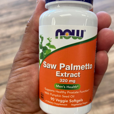 Now, Saw Palmetto Extract, 90 veg caps