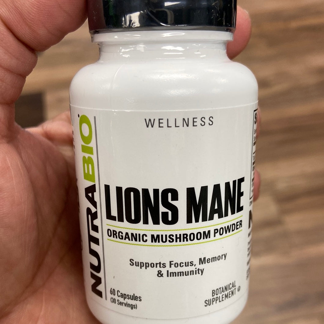 Nutrabio, Lions Mane, 30 servings