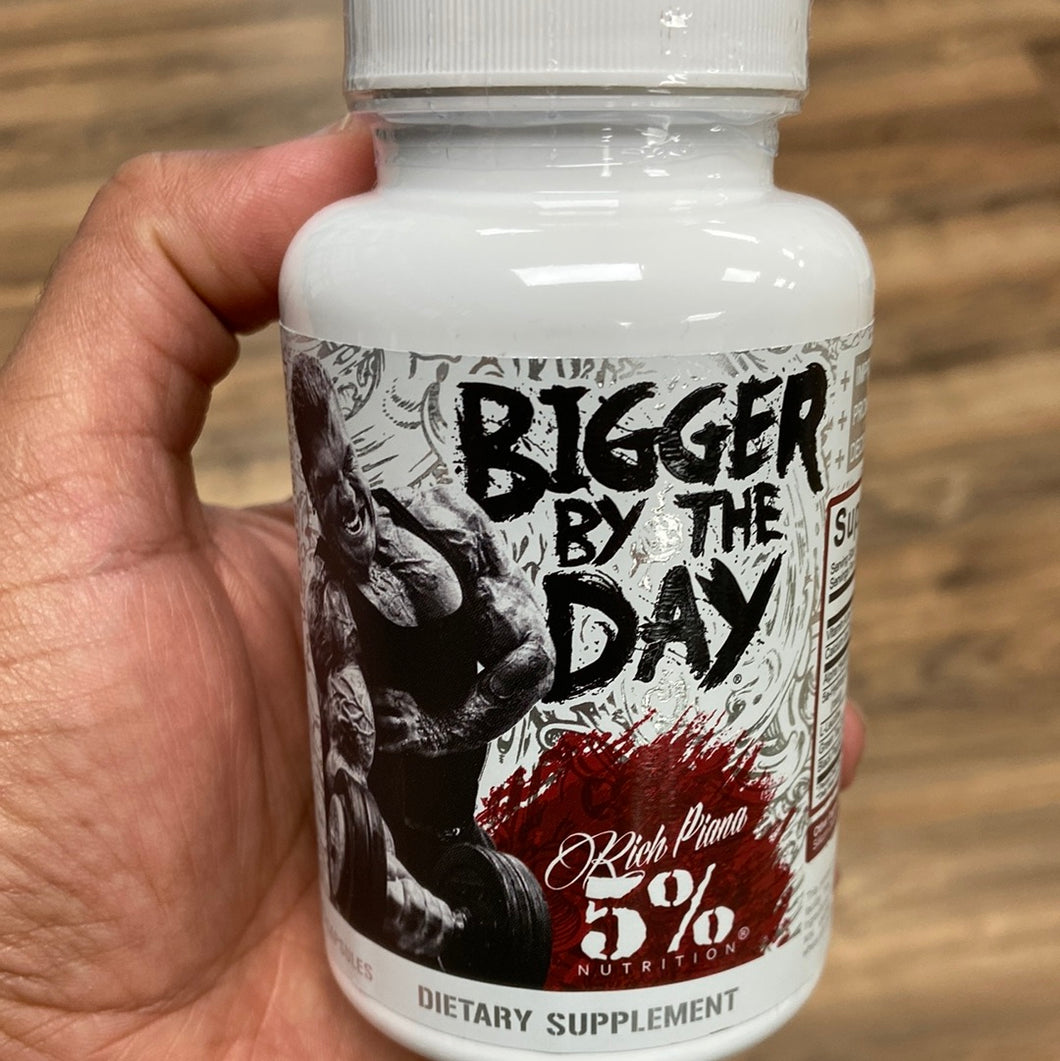 5%, Bigger By The Day, 30 servings