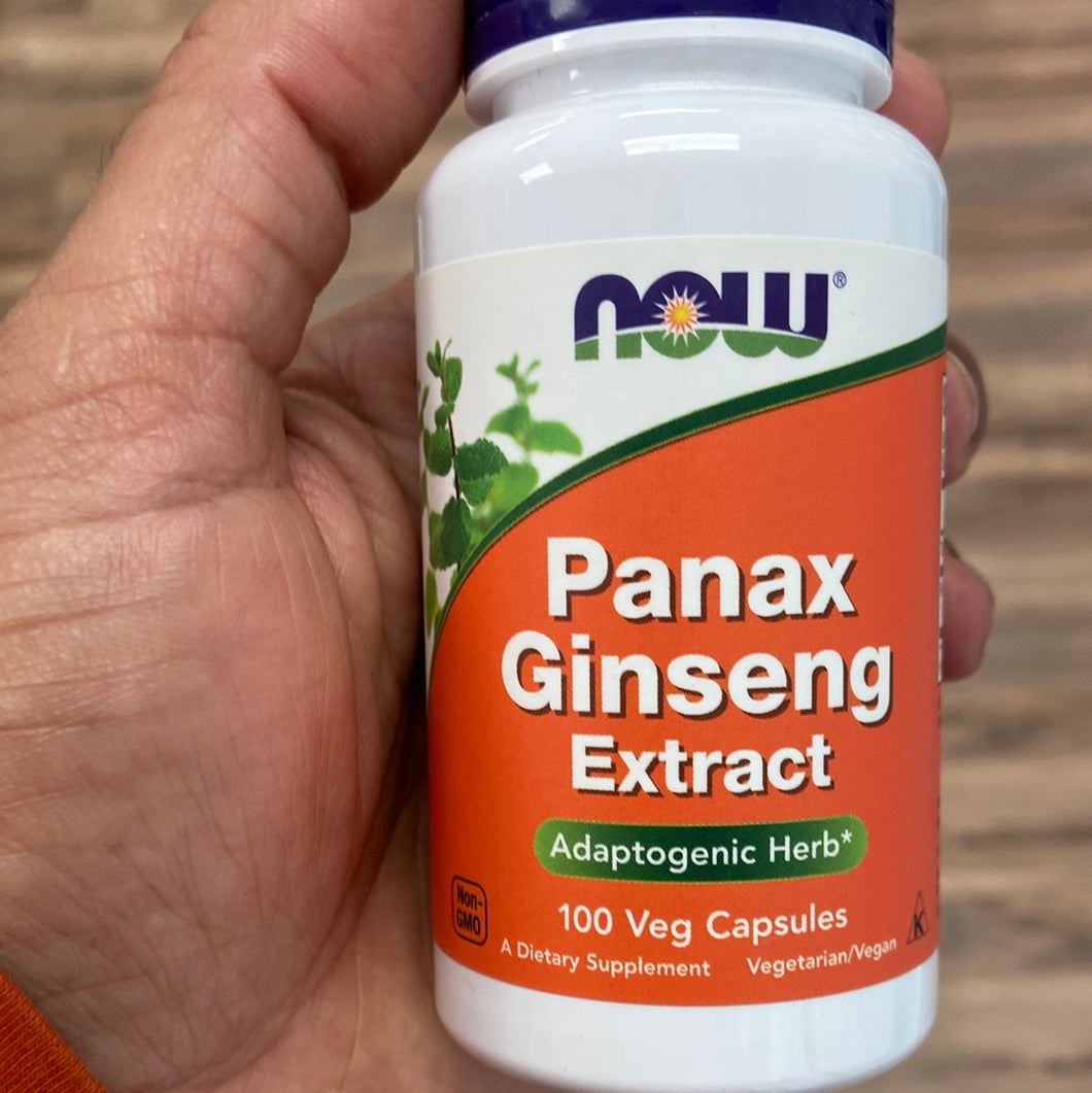 Now, Panax Ginseng, 100 veg caps