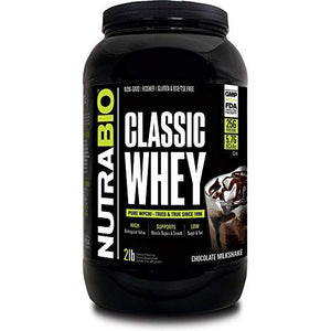 Nutrabio Classic Whey Protein Powder, 2 lb by NutraBio Labs, Inc.