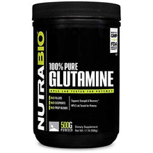 Load image into Gallery viewer, NutraBio 100% Glutamine Powder - 500 Grams
