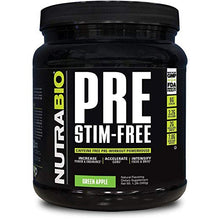 Load image into Gallery viewer, NutraBio PRE Stim Free - Caffeine Free Pre Workout (Green Apple)  by NutraBio Labs, Inc.