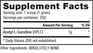 Acetyl L-Carnitine by NutraBio