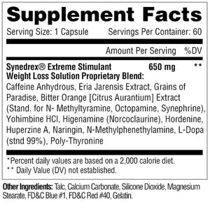 Metabolic Synedrex, weight Loss 60 caps