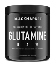 Load image into Gallery viewer, BlackMarket RAW Glutamine, 60 servings