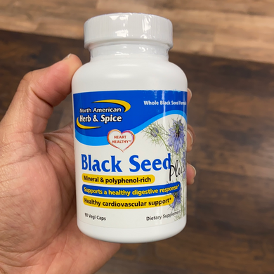 North American Herb & Spice, Raw Black Seed Plus, 90 softgels