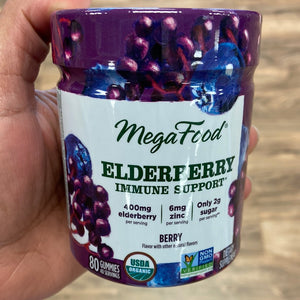 MegaFood Elderberry 80 gummies