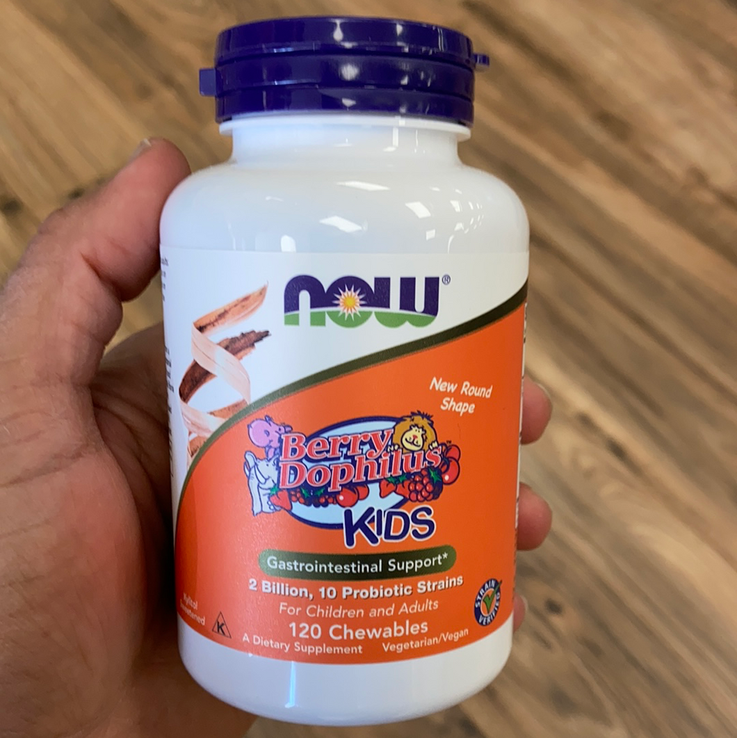 Now, Berry Dophilus Kids, 120 chewables