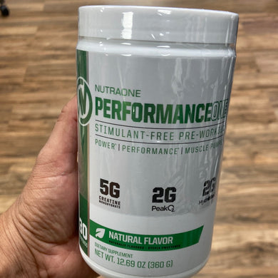 NutraOne, PerformanceOne, Stim-Free pre workout, 30 servings