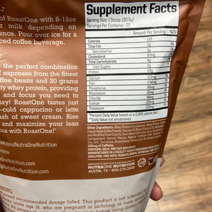 NutraOne, Roastone, coffee Infused whey Protein, 1.35lb