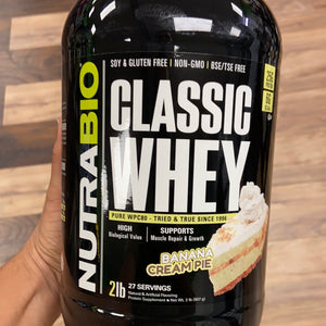 Nutrabio Classic Whey Protein Powder, 2 lb by NutraBio Labs, Inc.