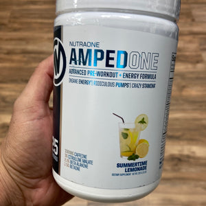 NutraOne, Amped One, pre workout, 25 servings