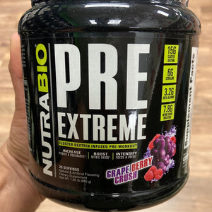 NutraBio PRE Extreme - Pre Workout, 20 servings