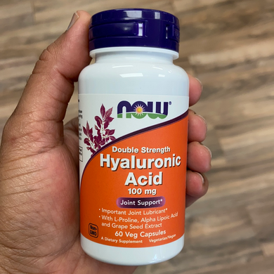 NOW, Hyaluronic Acid, 100 mg, Joint Support