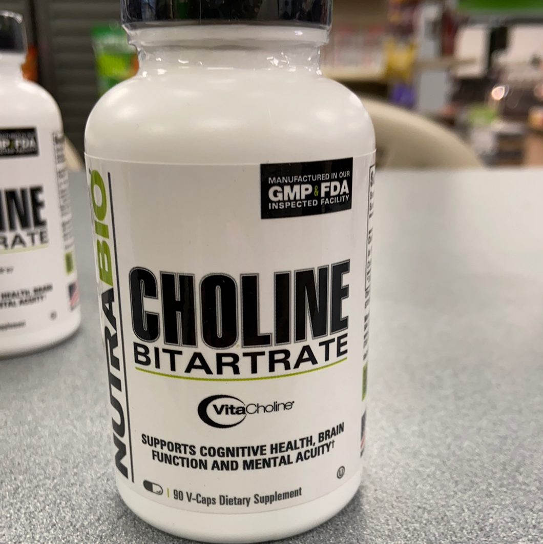 NutraBio Choline Bitartrate