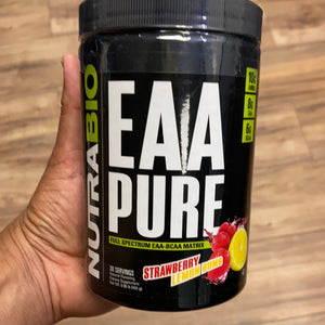 NutraBio EAA PURE - Raspberry Lemonade, 30 Servings