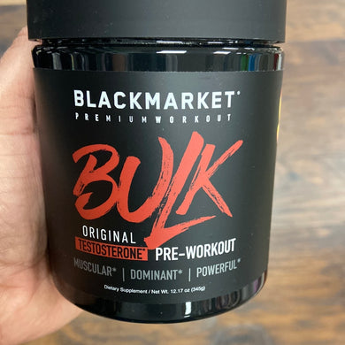 BLACKMARKET, Bulk Pre-workout, 30 Servings, 330g