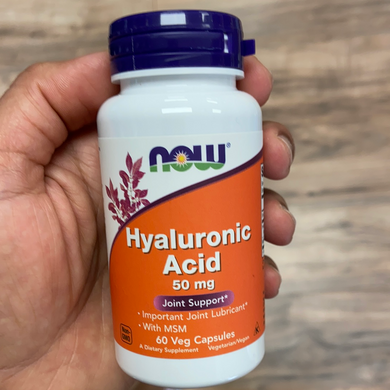 NOW, Hyaluronic Acid, 50 mg, Joint Support
