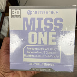 NutraOne, Miss One-Multivitamin, antioxidant, hair, Skins, nails, 30 servings