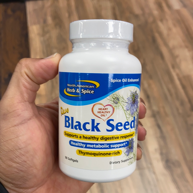 North American Herb & Spice, Raw Black Seed, 90 softgels