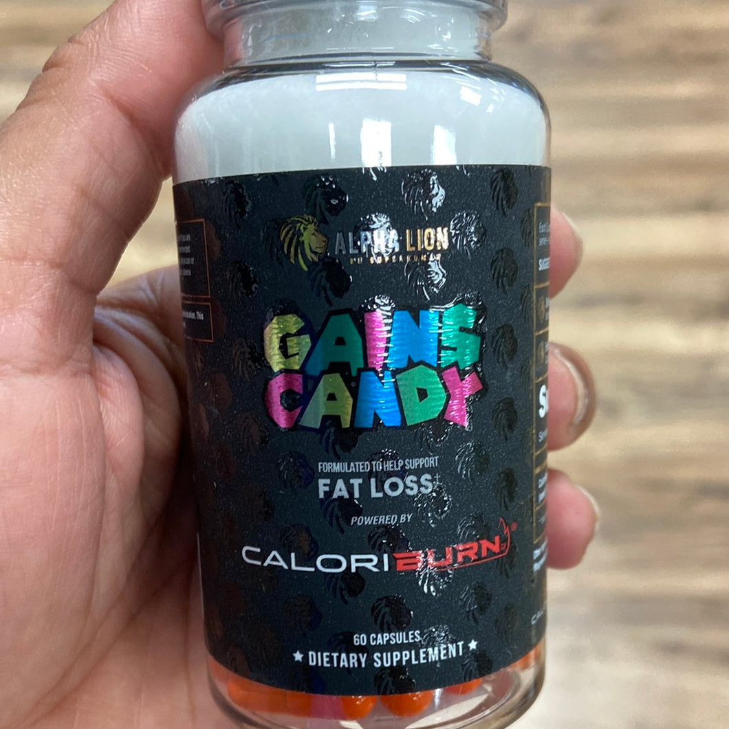 Alpha Lion, Gains Candy, Calori Burn, Fat Loss, 30 servings