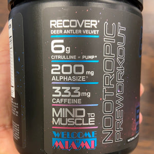 Bucked Up, BAMF BLACK, NOOTROPIC PRE-WORKOUT, 30 Servings