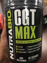 Load image into Gallery viewer, Nutrabio CGT MAX 40 servings