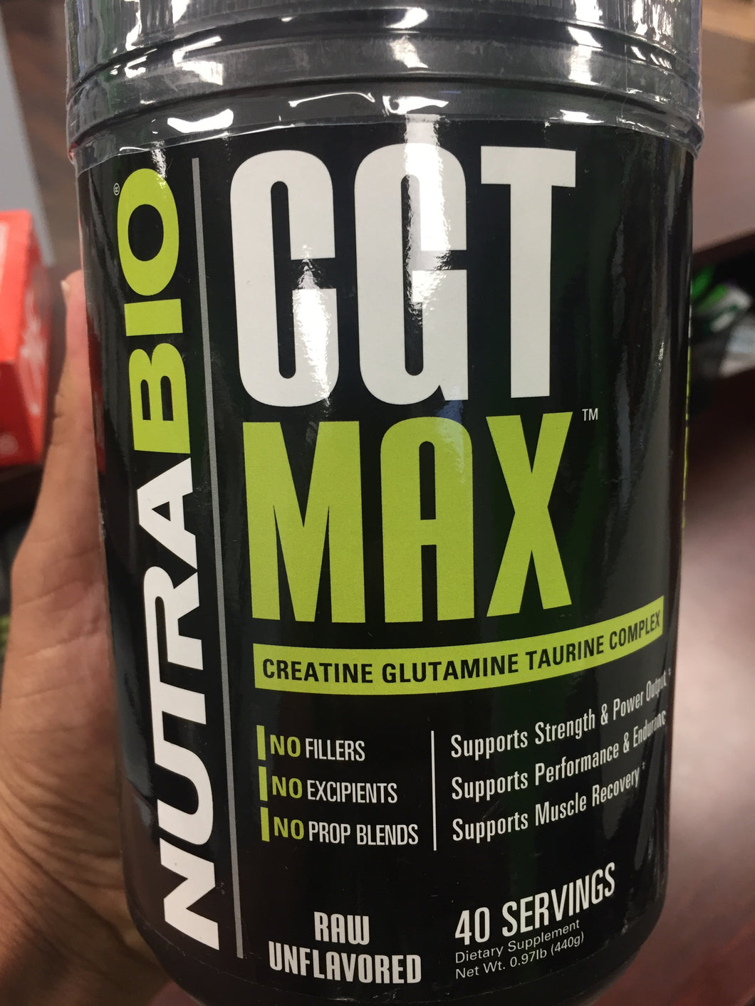 Nutrabio CGT MAX 40 servings