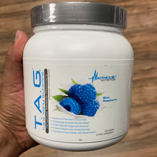 Load image into Gallery viewer, Metabolic Nutrition, TAG, Trans Alanyl Glutamine, 100% L-Glutamine Peptide Powder, Pre Intra Post Workout, Blue Raspberry, 400 grams