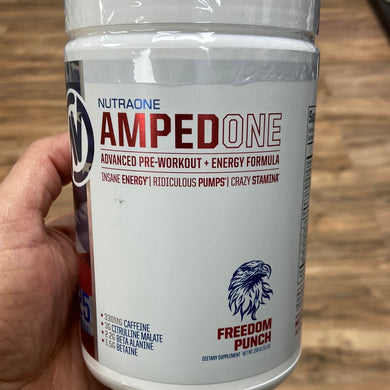 NutraOne, Amped One, pre workout, 25 servings