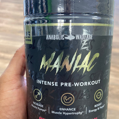 Anabolic Warfare, Maniac, intense pre-workout, 25 servings