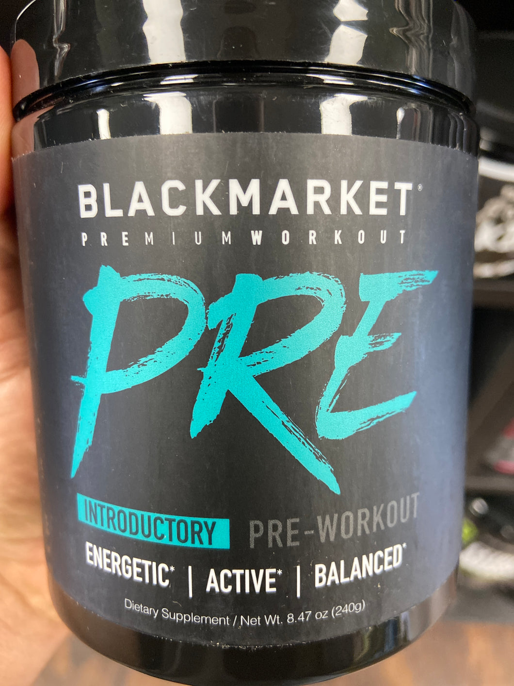 Blackmarket PRE, pre-workout, 30 servings