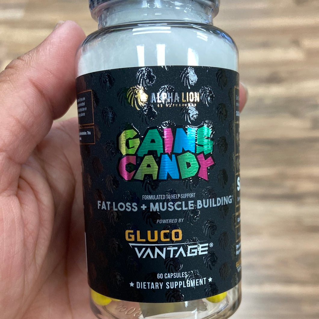 Alpha Lion, Gains Candy, Gluco Vantage, 30 servings