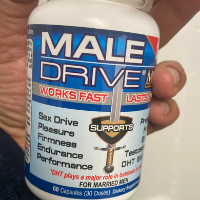 Male Drive, test booster, 30 servings