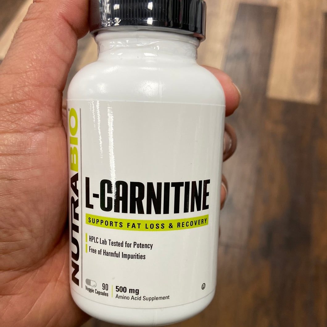 Nutrabio L-Carnitine (500g) 90 V Capsules