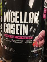 Load image into Gallery viewer, Nutrabio Micellar Casein 2 lb strawberry ice cream