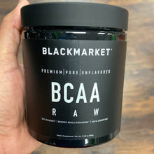 Load image into Gallery viewer, BlackMarket, BCAA Raw, Unflavored, 60 servings